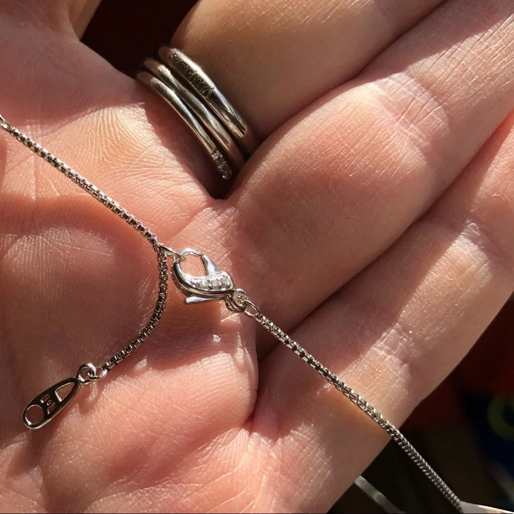 Adriana Orsini Sterling‎ Silver drop necklace